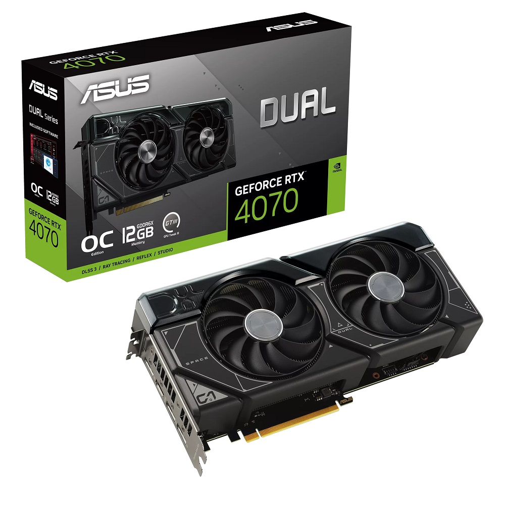 ASUS DUAL RTX 4070 OC 8GB GDDR6 (NEW)